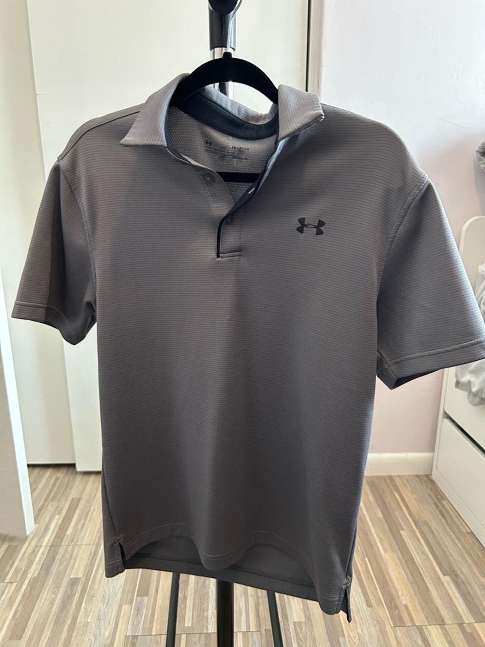 Under Armour Men's Charcoal Performance Polo